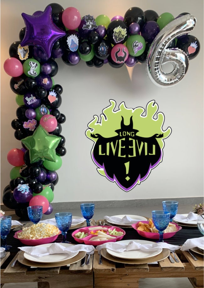 The Descendants 7th Happy Birthday Party supplies Balloon Decoration Kit