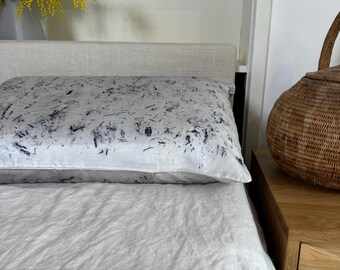 Nature dyed silk pillowcase set  | plant dyed | botanically dyed | gentle on the skin | non toxic | hand dyed on 100% silk | healthy sleep