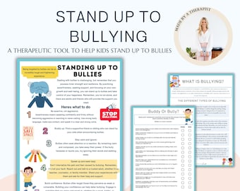 Stand Up To Bullies. A Fun and Engaging Workbook For Kids. Bullying. Anti-Bullying. Classroom Management. Parenting. Therapy Tools. Games