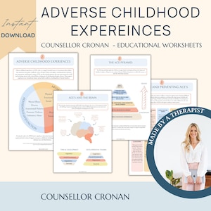 Adverse Childhood Experiences, ACE's, Healing your inner child, reparenting  inner child, trauma and abuse, trauma therapy, mental health