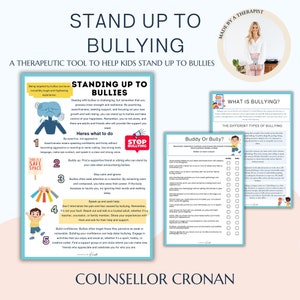 Stand Up To Bullies. A Fun and Engaging Workbook For Kids. Bullying. Anti-Bullying. Classroom Management. Parenting. Therapy Tools. Games