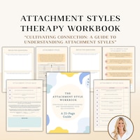 Attachment Styles Therapy Worksheets, Attachment Theory Cheat Sheet ...