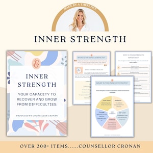 Trauma 50% off Therapy Bundle PTSD Worksheet BPD Coping, self-worth,Narrative Therapy, Safety Plan, Crisis Therapy, Cognitive Distortion image 6