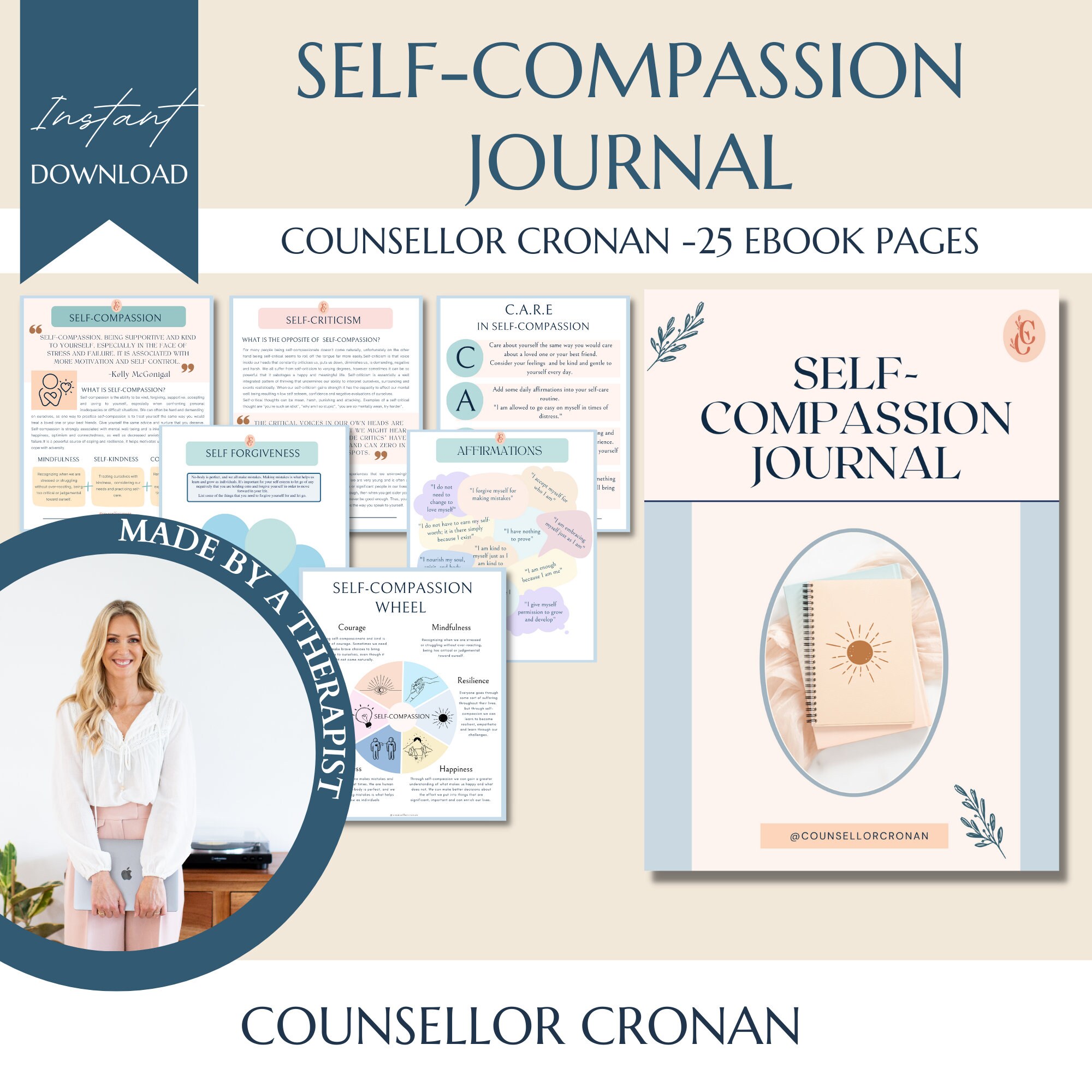 Inner Child Wounds Workbook Bundle, Reparenting Inner Child, Attachment ...