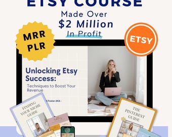 Etsy Business Course: Boost Listings & Revenue (MRR PLR Products Included)