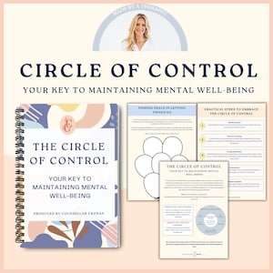 Círculo de controle. Caderno de exercícios de regulação emocional. Diário de resiliência. Habilidades para a vida. Saúde mental. Terapia focada em soluções. SFBT. Terapia