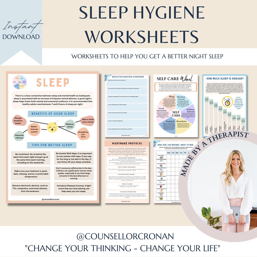 sleep-hygiene-worksheets-sleep-journal-sleep-habits-sleep-etsy-australia