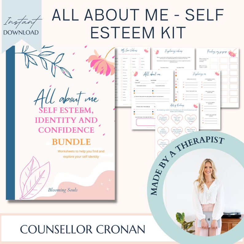 Inner Child Wounds Workbook Bundle, Reparenting Inner Child, Attachment ...