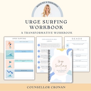 Ejercicio de mindfulness para surfear las emociones con niños y adolescentes, terapia de grupo, autorregulación, habilidades de afrontamiento para la regulación emocional, rincón de calma