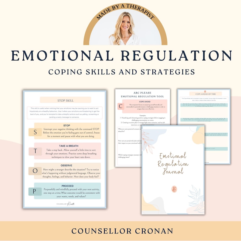 Emotional Resilience Therapeutic Bundle. Therapy Workbook. Life Skills ...