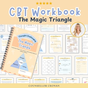 Thought challenging activity for kids, therapy worksheets, therapy tool, therapy resources, therapy office, therapist office, games, anxiety image 1