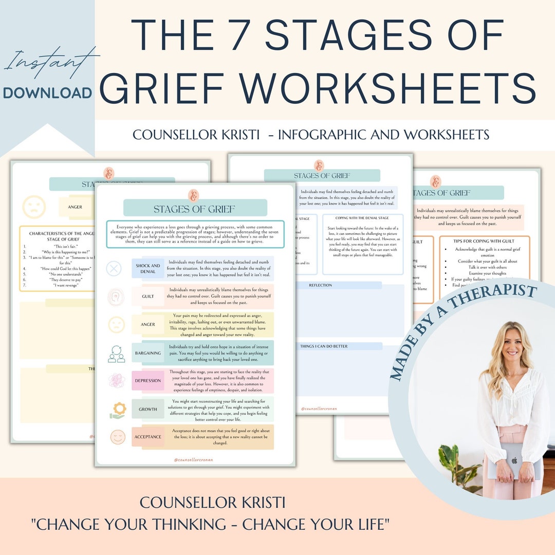 stages-of-grief-worksheets-grief-and-loss-bereavement-grief-etsy