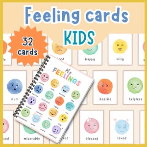 Flashcards de emoções Sentimentos, canto da calma, pôster de sentimentos, pôster de emoções, aprendizagem socioemocional, zonas de regulação, sala de aula