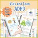 Adhd-executive Functioning Worksheet Bundle for Kids, Time Management ...