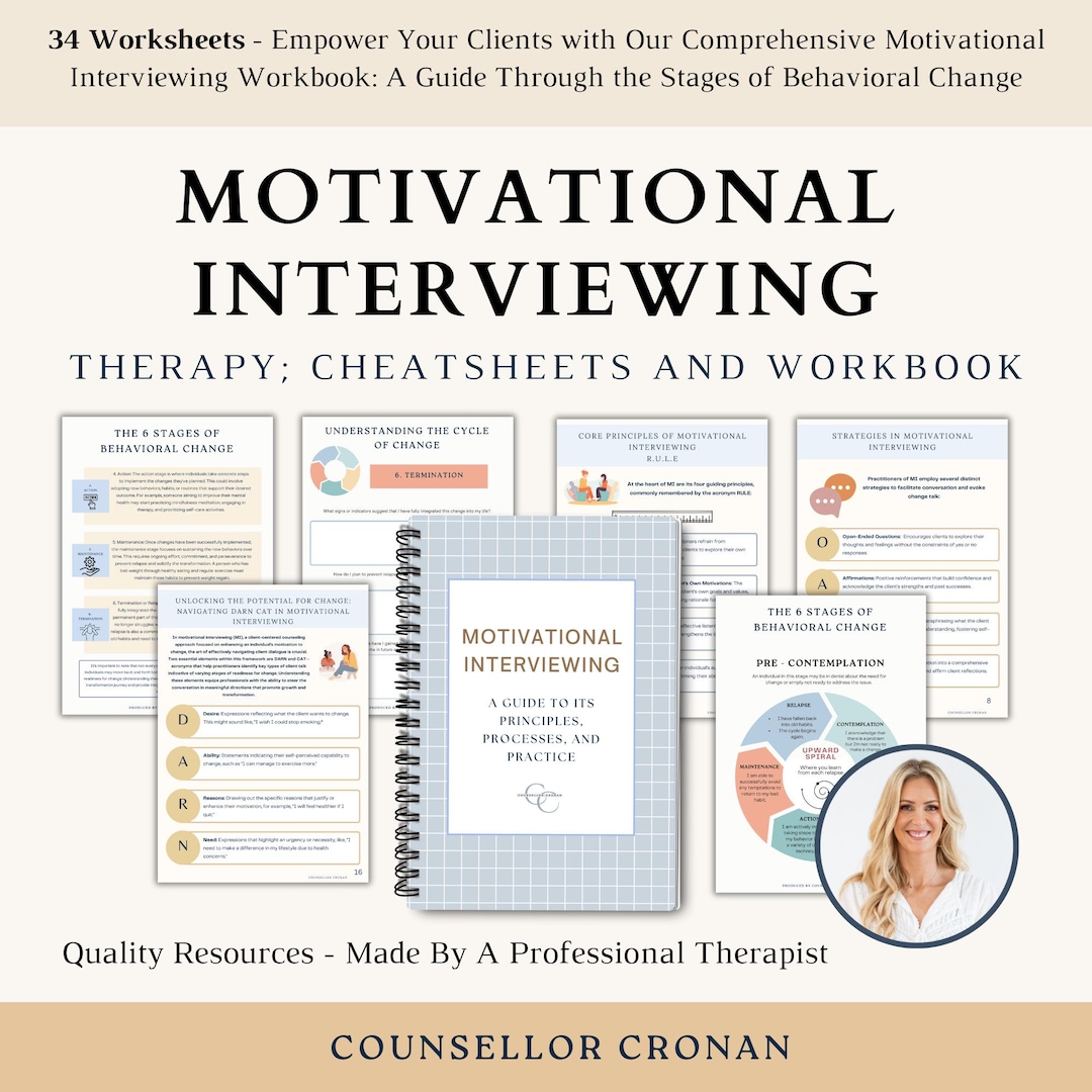 Motivational Interviewing Workbook. Changes of Behavioral Change ...