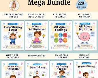 Een uitgebreid boek over zelfregulatie voor kinderen. Meer dan 220 activiteiten. Aardingstechnieken. Mindfulnessvaardigheden. Visuele ondersteuning voor ADHD.