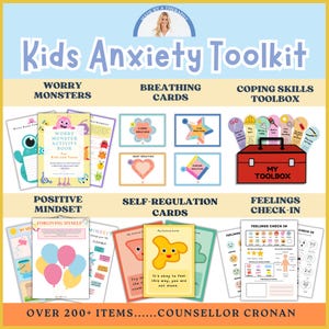 Toolkit angst voor kinderen. Omgaan met opdringerige gedachten en gevoelens. Bronnen voor positief denken. Sociaal-emotionele ontwikkeling van kinderen.