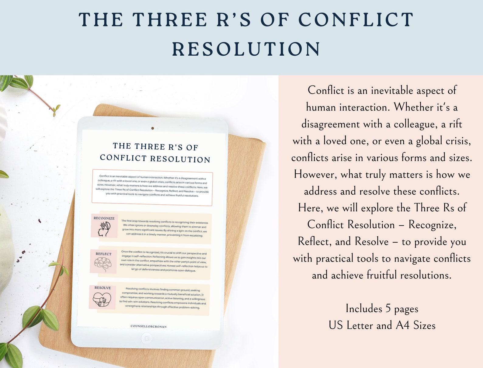 Three R Problem The Three R’s of Conflict Resolution. Communication Skills, Assertive ...