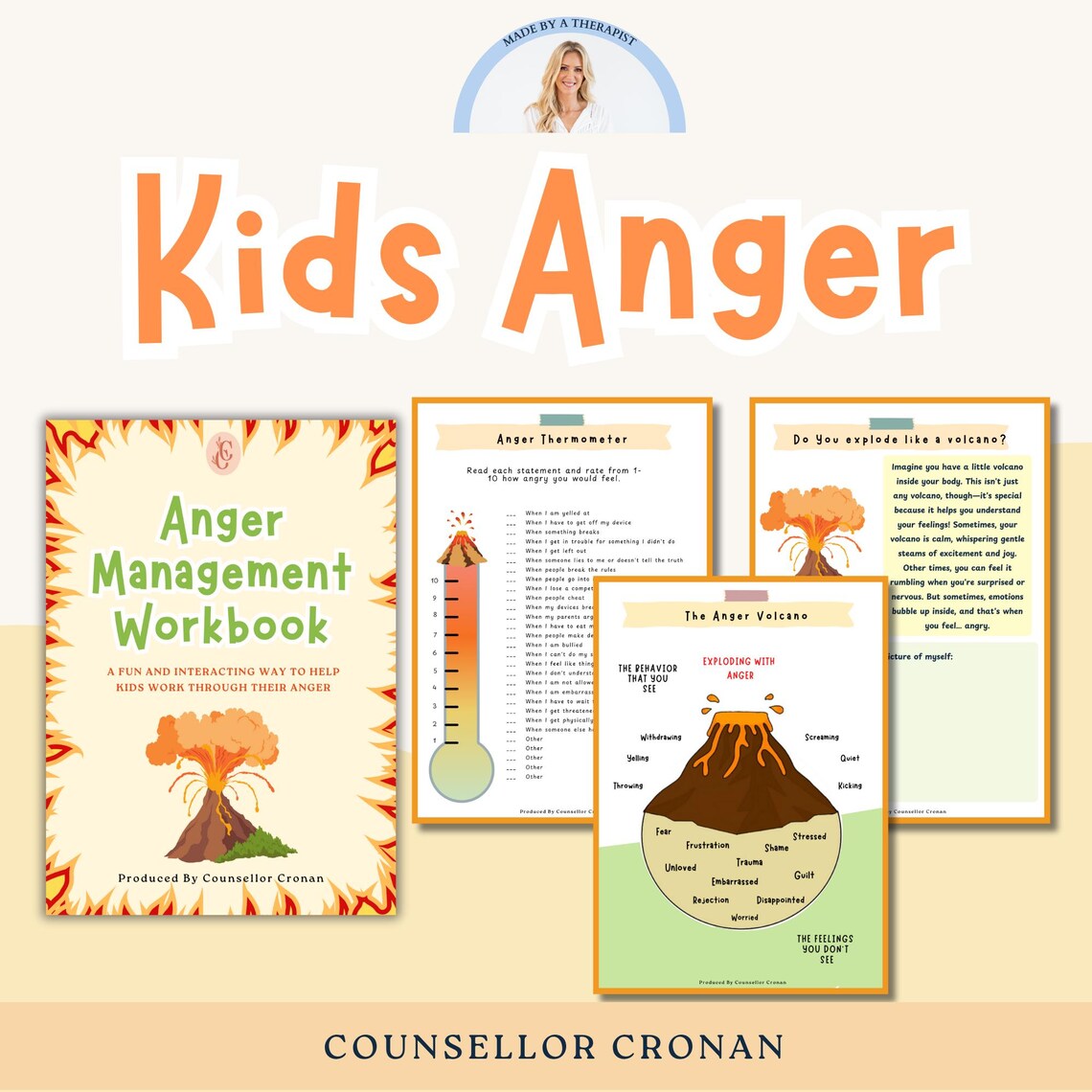 Anger Fuse Worksheets, Anger Triggers, Kids Feelings, Teen Mental ...