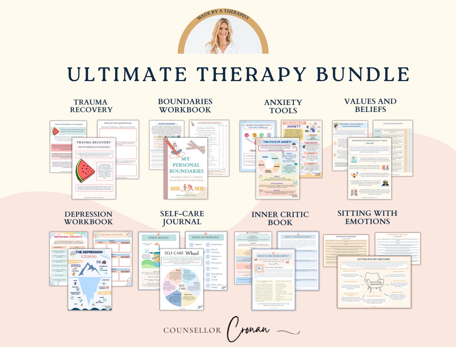 The Ultimate Therapy Journal. 70% OFF. Personal Development. Mental Health Support. Daily ...