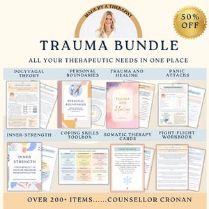 50% korting op bundel traumatherapie, vaardigheidskaart angst coping, therapiewerkbladen, crisistherapie PTSS, tool voor angsttherapie, veiligheidsplan, borderline-stoornis
