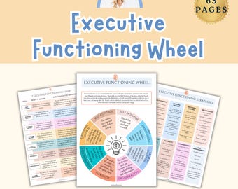 Executive Functioning Workbook. Self-therapy Journal. Executive dysfunction. ADHD planner. Neurodivergent resources. Emotional Intelligence