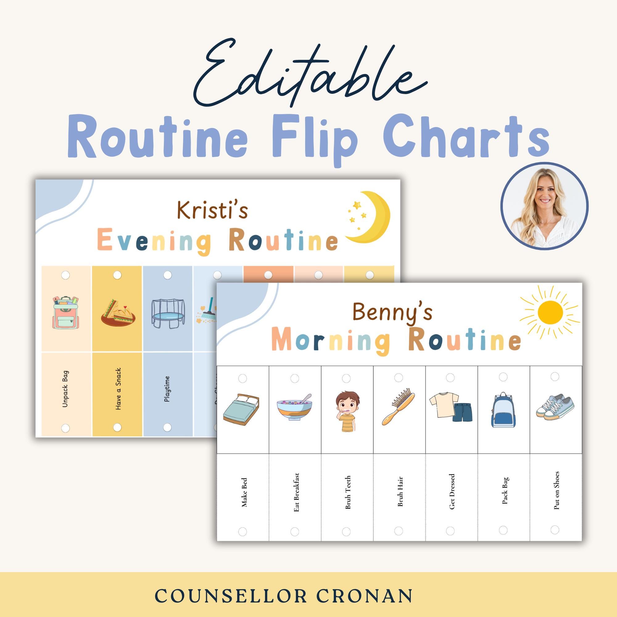 Children ADHD Executive Functioning Pack, Behavior Charts, Routine ...