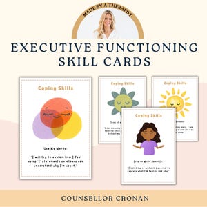 Adhd - Executive Functioning Worksheets. Therapy Bundle. Self-care ...