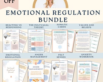 Terapeutisk bunt för emotionell reglering. Social-emotionellt lärande. Självreglering. Arbetsbok för terapi. Copingstrategier, lugnande verktyg. KBT