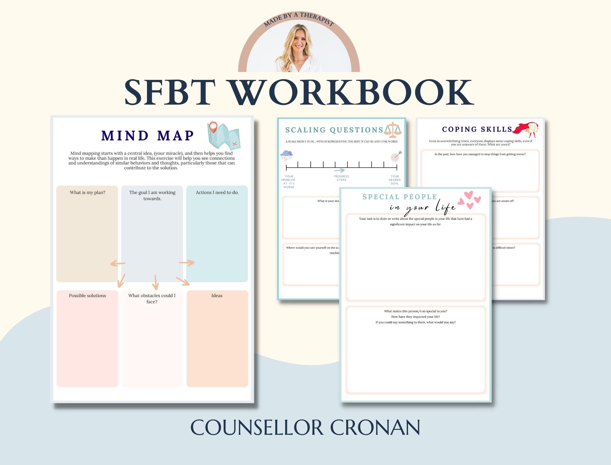 Solution Focused Therapy Mega Bundle, Goals, Inner Strength, Therapy ...