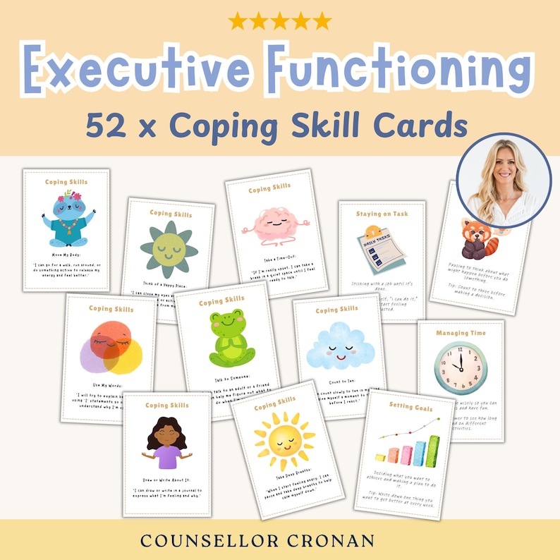 Children ADHD Executive Functioning Printables, ADHD Tools, Behavior ...