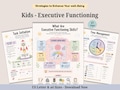 Executive Functioning Worksheets For Kids. Neurodiversity Workbook. Therapy Planner. ADHD Skills. Autism Support. product logo