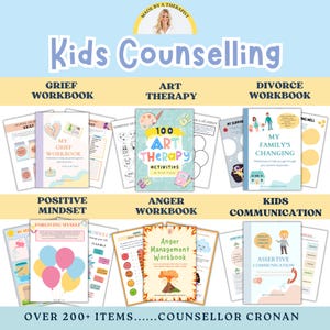 Bundel met copingvaardigheden voor kinderen: 70% korting, therapiewerkbladen, hulpmiddelen voor schoolbegeleiding, hulpmiddelen voor leerkrachten, hulpmiddelen voor docenten, autisme-toolbox, hulpmiddelen voor ADHD, kalmerend