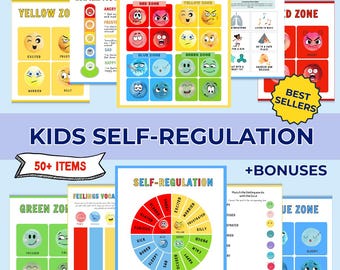 Self-Regulation Child Feelings. Emotional Regulation, Coping Skills. Calming Corner. Kids Behaviour. Therapy Worksheet. Therapy Office. ADHD