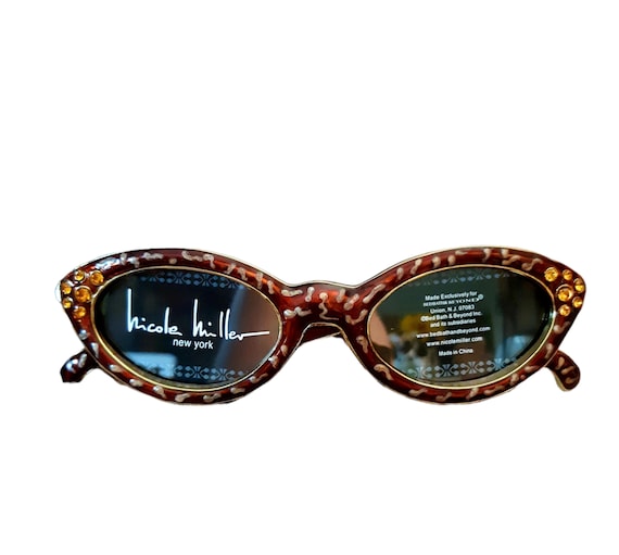 Nicole Miller New York Novelty Sunglasses Picture Frame Etsy