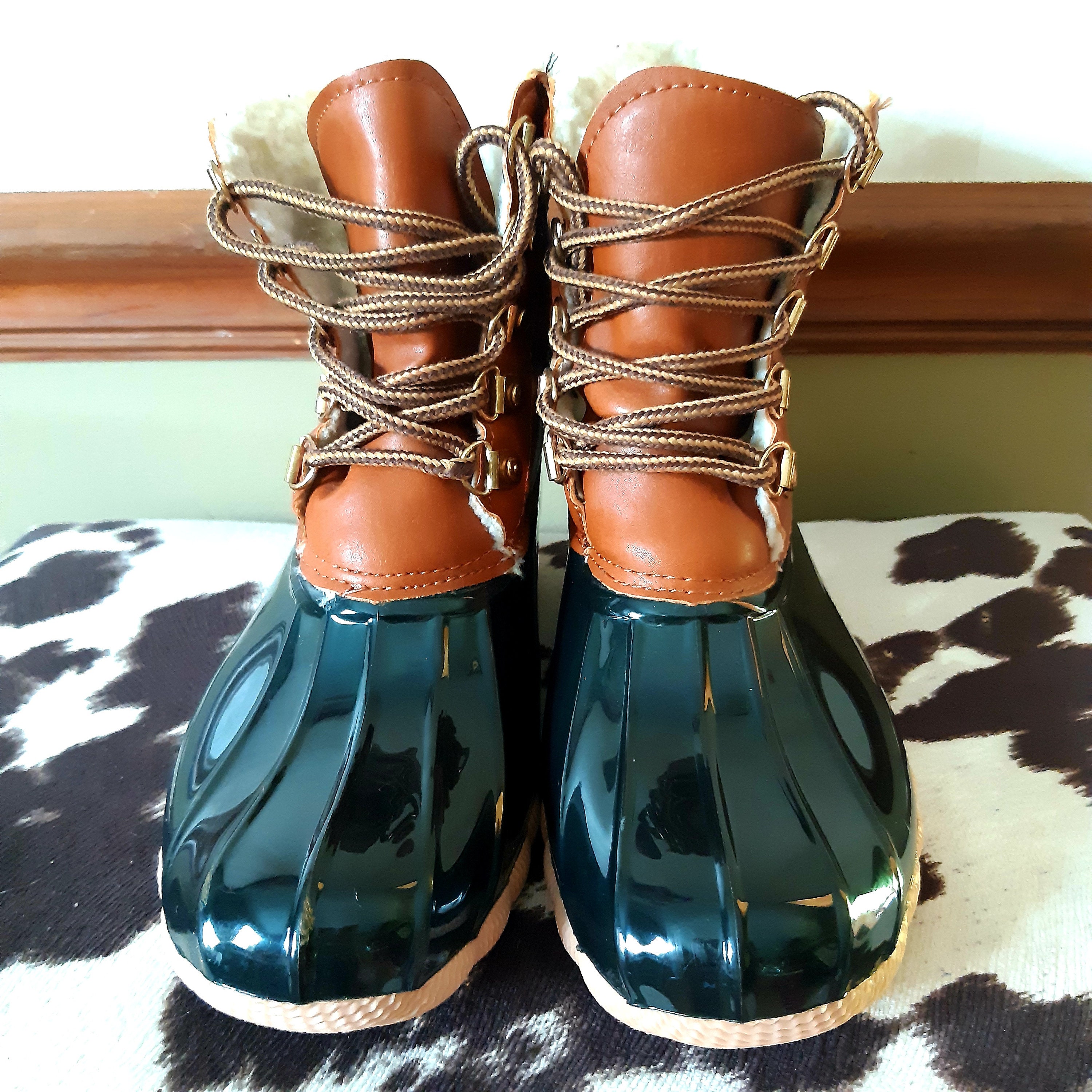 Snowball leather snow boots