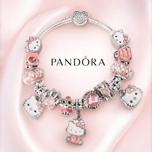 Hello kittys pandora charms - Etsy 日本