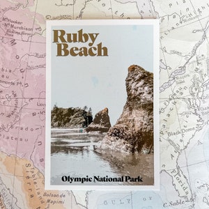 Ruby Beach-Parque Nacional Olímpico-Postal