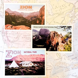 Zion National Park Postcard Collection