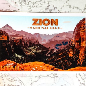 Zion National Park Postcard