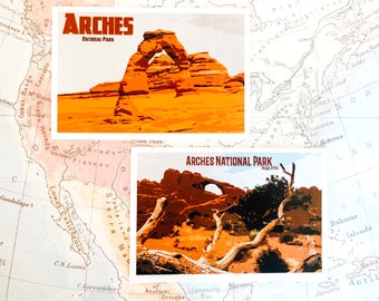 Arches National Park postcard Collection