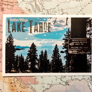 Postal de Lake Tahoe Secret Beach