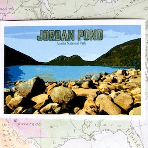 Jordan Pond-Acadia National Park Ansichtkaart