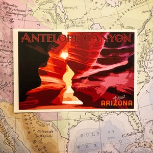 Cartolina dell'Antilope Canyon