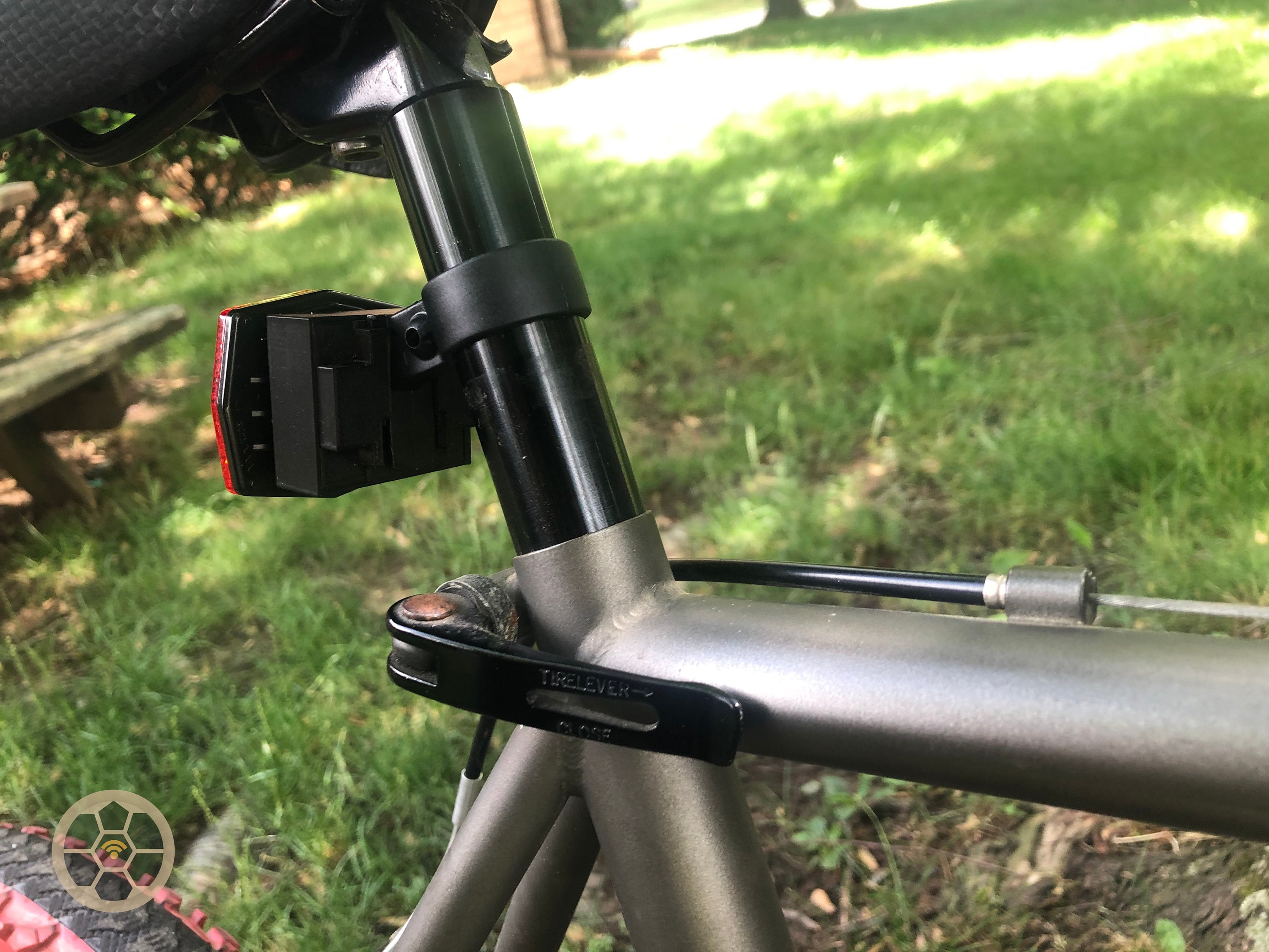Stealth AirTag Bike Mount Discreet Reflector Shell Mount for Etsy
