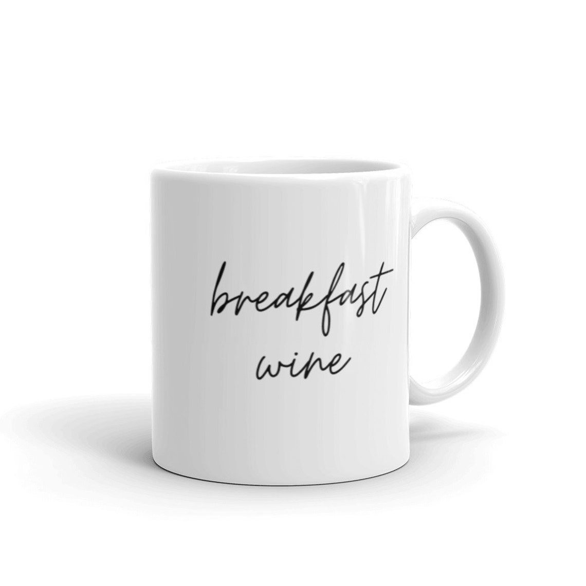 Breakfast Wine Mug Funny Wine Mug Breakfast Wine Coffee Etsy