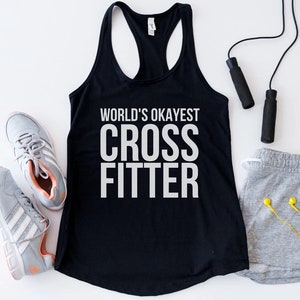 Funny crossfit tank best sale tops