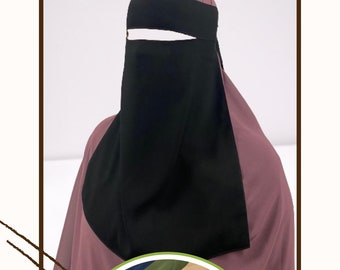 Premium quality 1 ply Niqab Nuqub Anqiba Nikab face veil Muslim Hijab