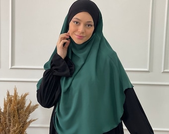 Medina Silk khimar khumur ready made hijab jilbab in different colors