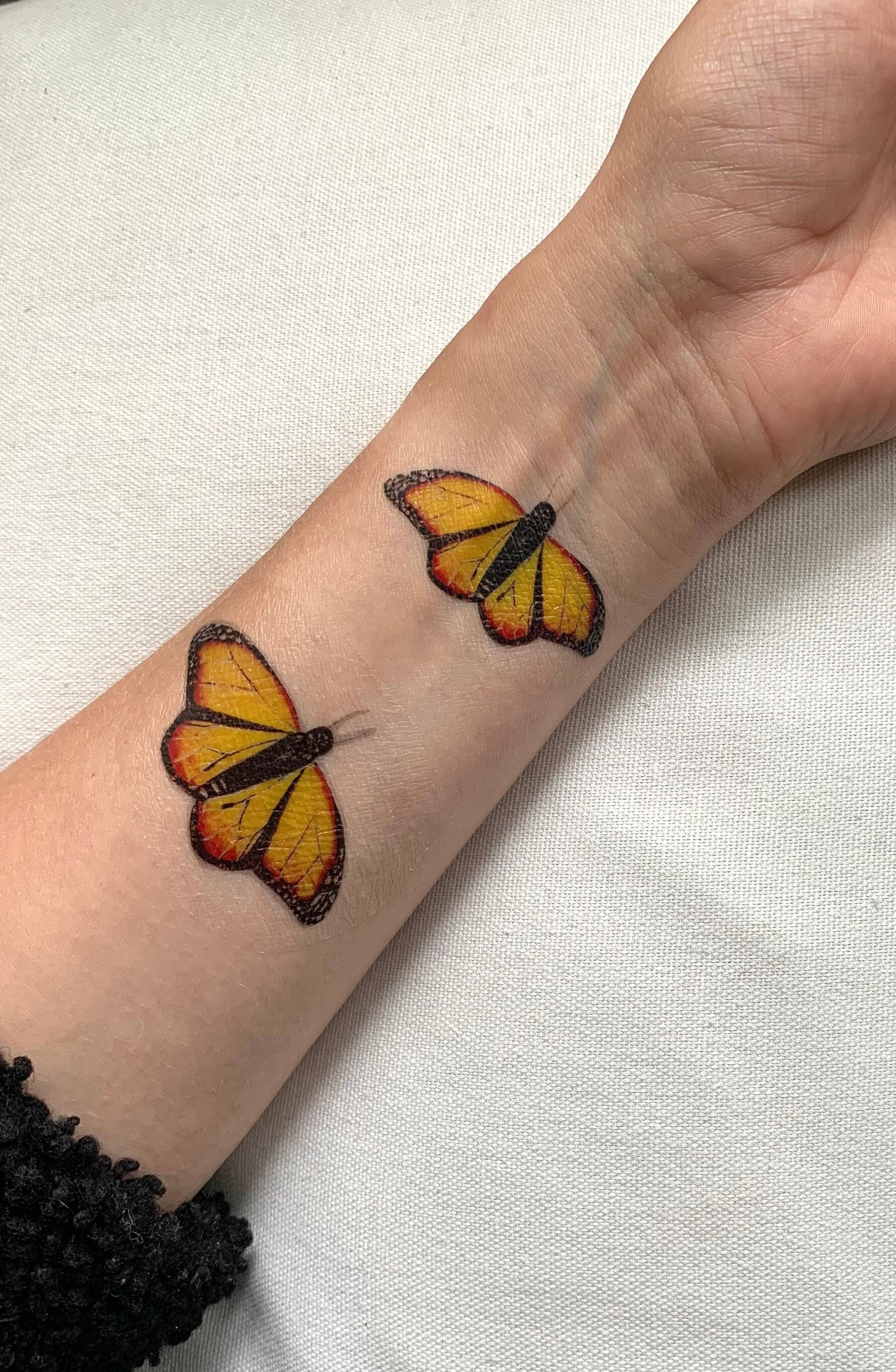 In Loving Memory: Yellow Butterfly Tattoo
